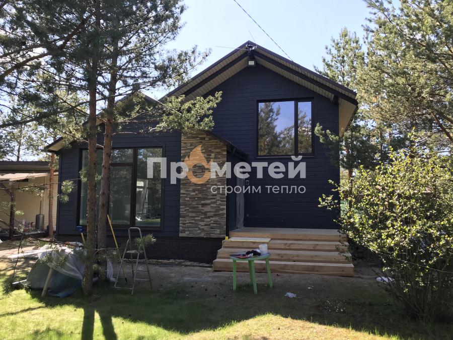 Реализованный проект Каркасная 1-этажная пристройка к дому