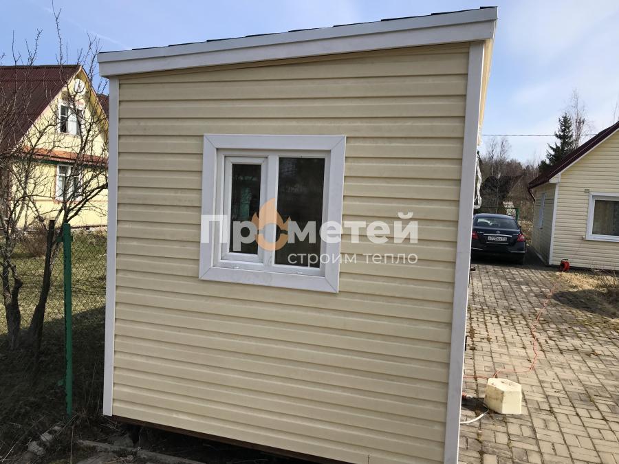 Каркасная баня Сканди 2.4x5 метров