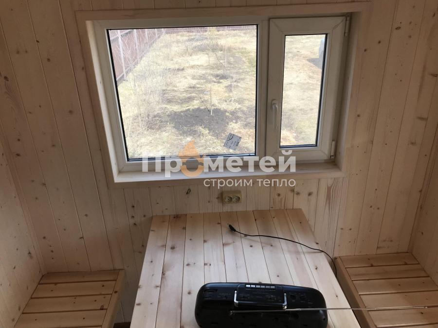 Каркасная баня Норд 2.5x6 метров