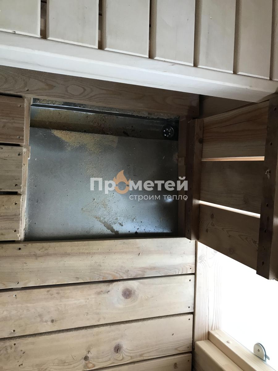 Каркасная баня Скаген 2.4x6 метров с хозяйственным блоком