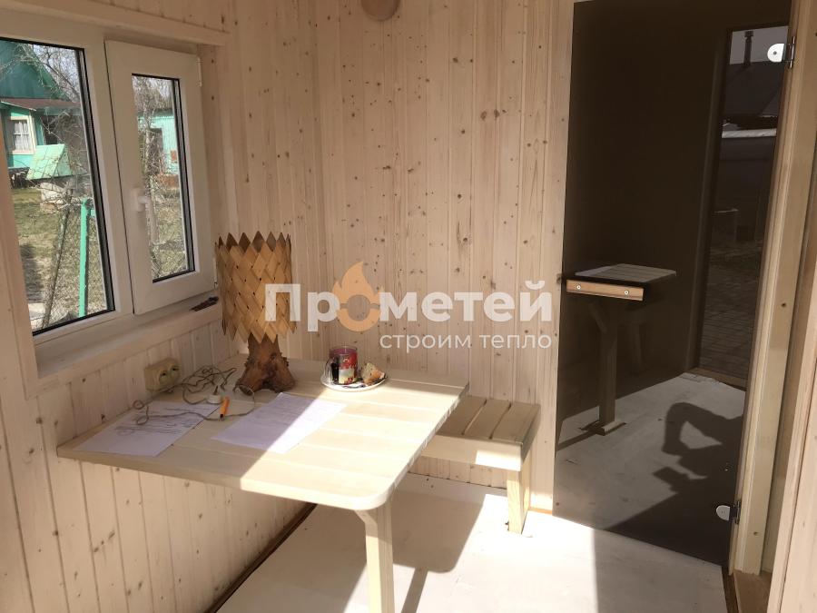 Каркасная баня Сканди 2.4x5 метров