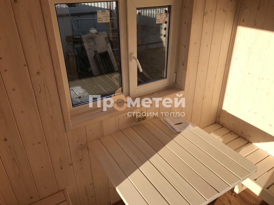 Каркасная баня Сканди 2.4x5 метров