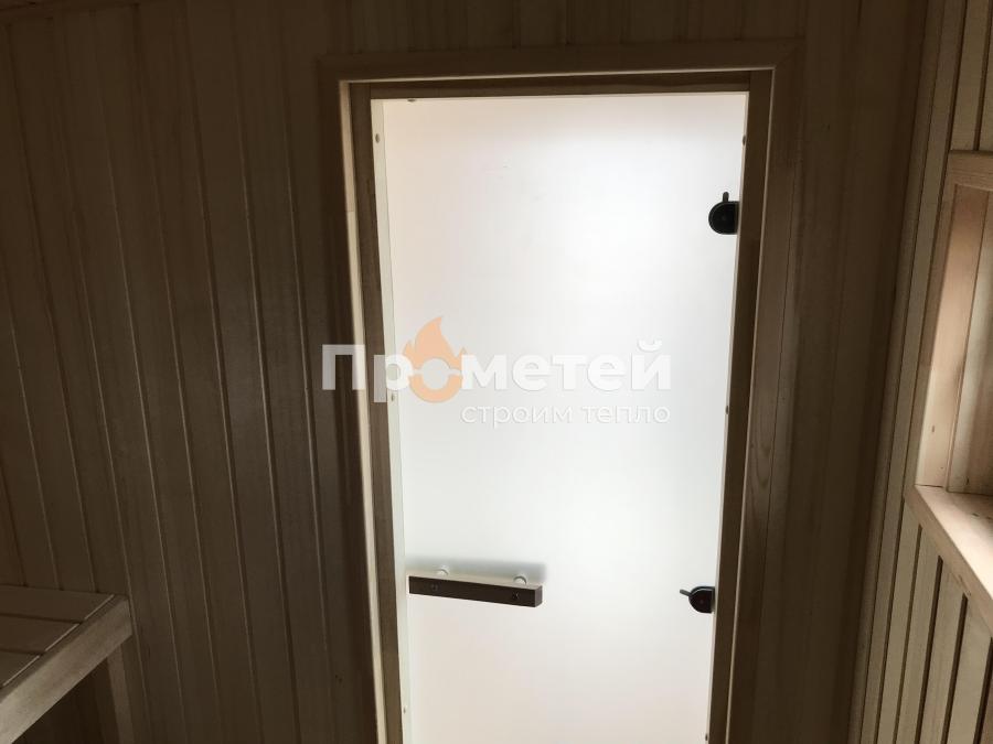 Каркасная баня Скаген 2.4x6 метров с хозяйственным блоком