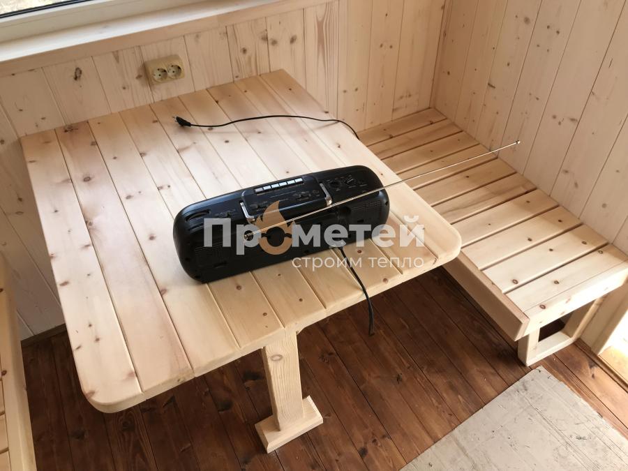 Каркасная баня Норд 2.5x6 метров