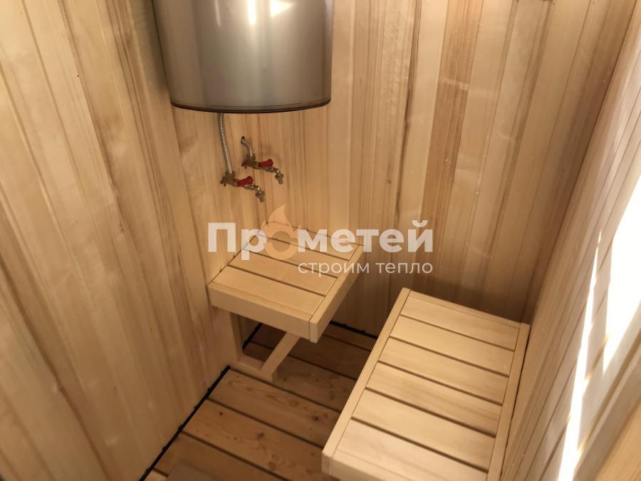 Каркасная баня Сканди 2.4x5 метров