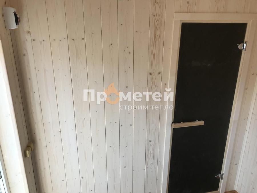 Каркасная баня Норд 2.5x6 метров