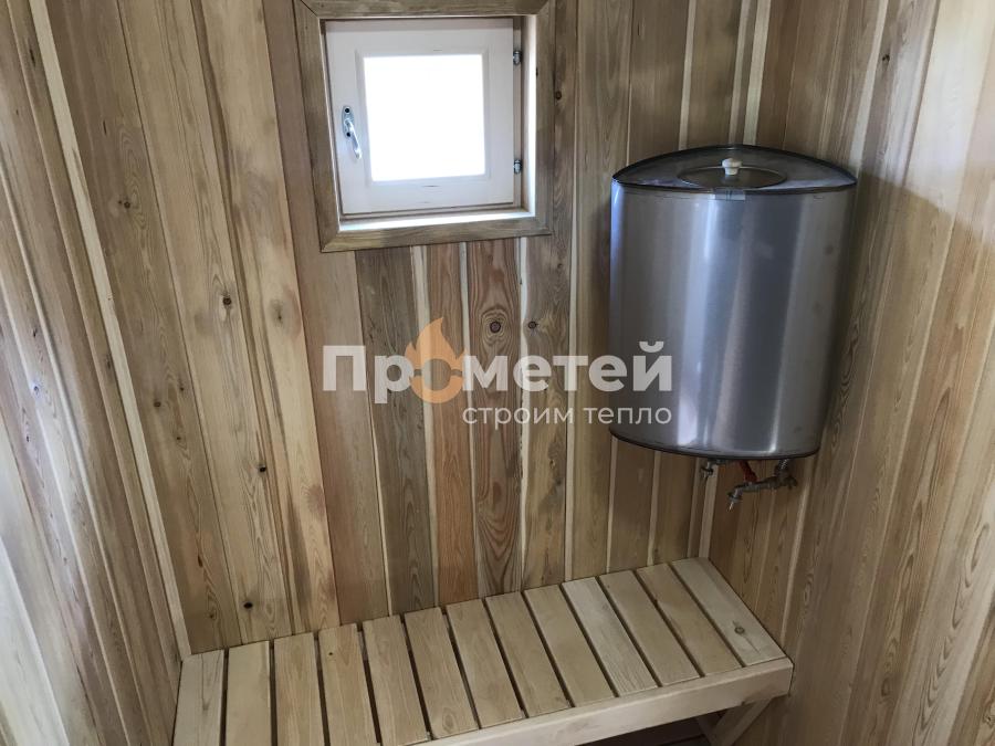 Каркасная баня Норд 2.5x6 метров