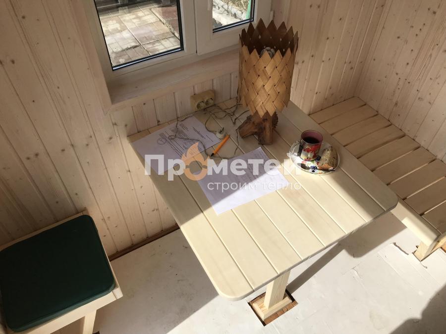 Каркасная баня Сканди 2.4x5 метров