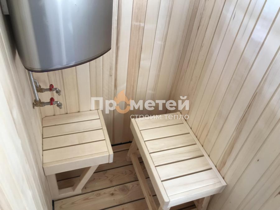 Каркасная баня Сканди 2.4x5 метров