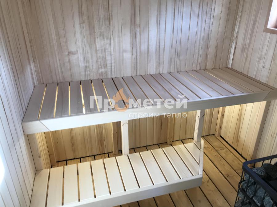 Каркасная баня Сканди 2.4x5 метров