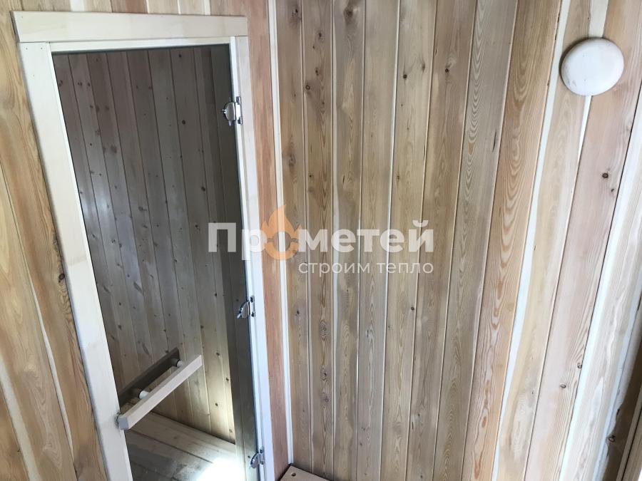 Каркасная баня Норд 2.5x6 метров