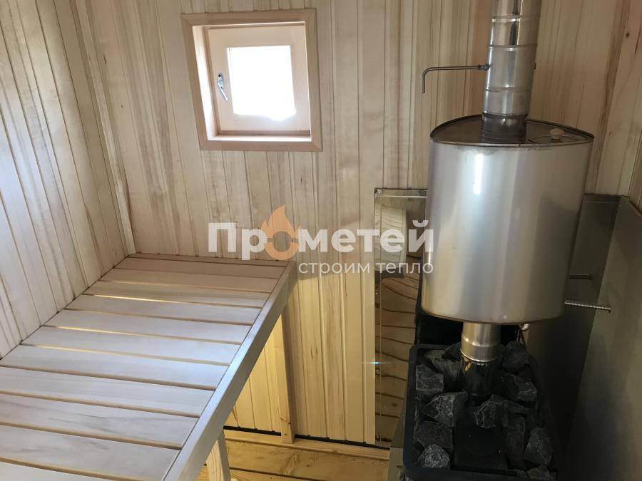 Каркасная баня Сканди 2.4x5 метров