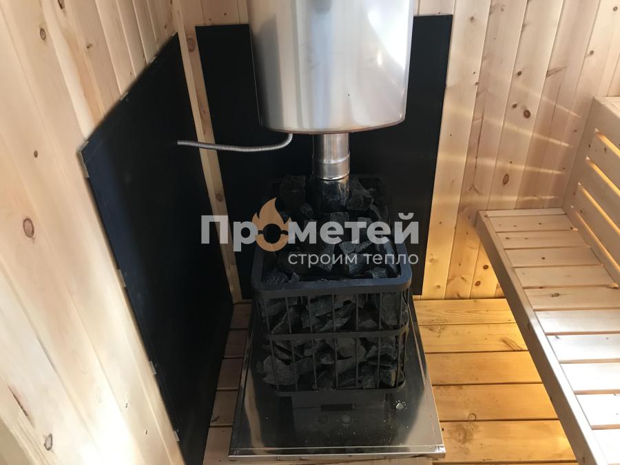 Каркасная баня Норд 2.5x6 метров