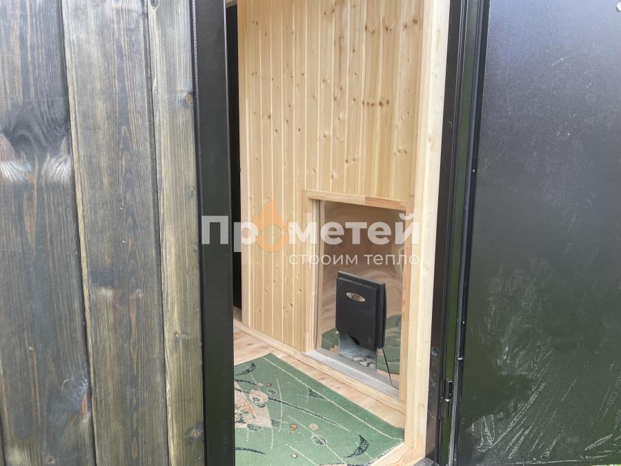 Каркасная баня Дача 2.5x4 метра