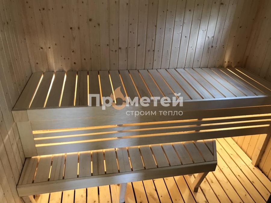 Каркасная баня Дача 2.5x4 метра