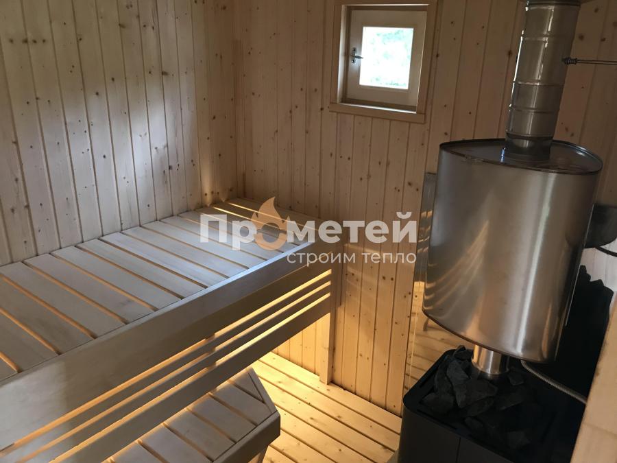 Каркасная баня Дача 2.5x4 метра