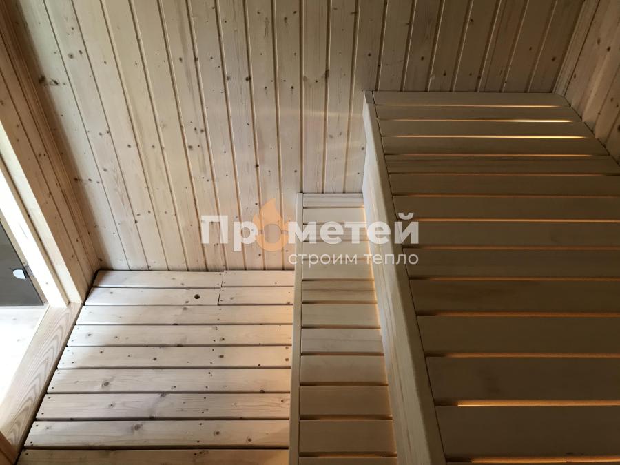 Каркасная баня Дача 2.5x4 метра