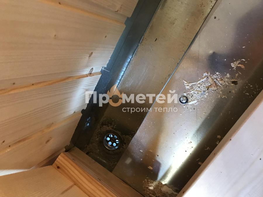 Каркасная баня Дача 2.5x4 метра