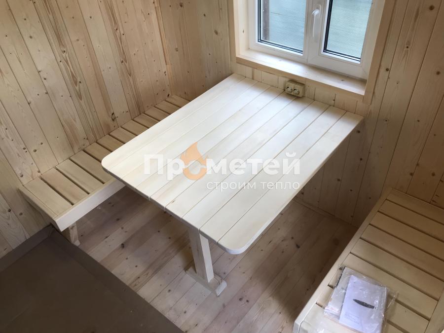 Каркасная баня Сканди 2.4x6 метров