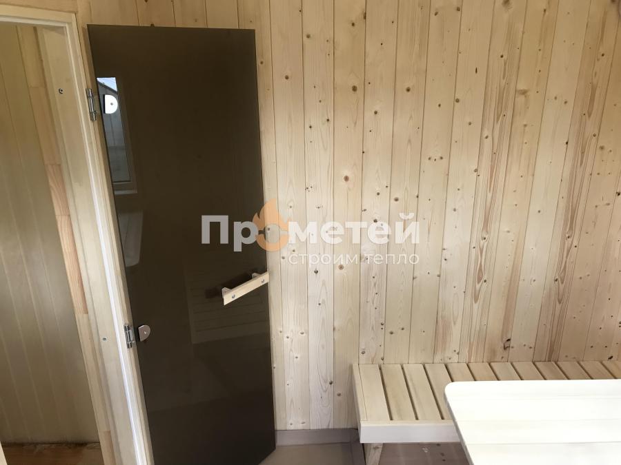 Каркасная баня Сканди 2.4x6 метров
