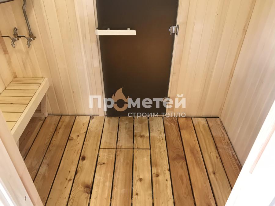 Каркасная баня Сканди 2.4x6 метров
