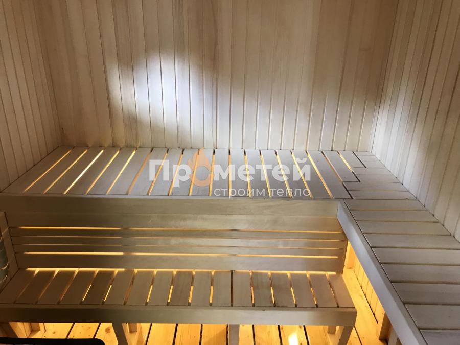 Каркасная баня Сканди 2.4x6 метров