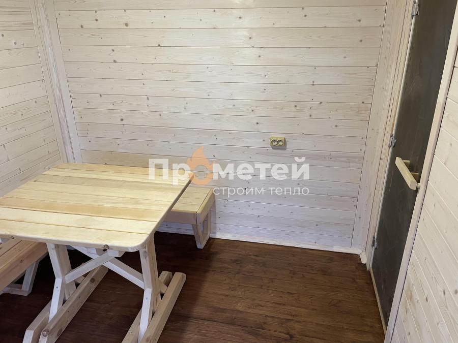 Каркасная баня Норд 2.5х7 метров