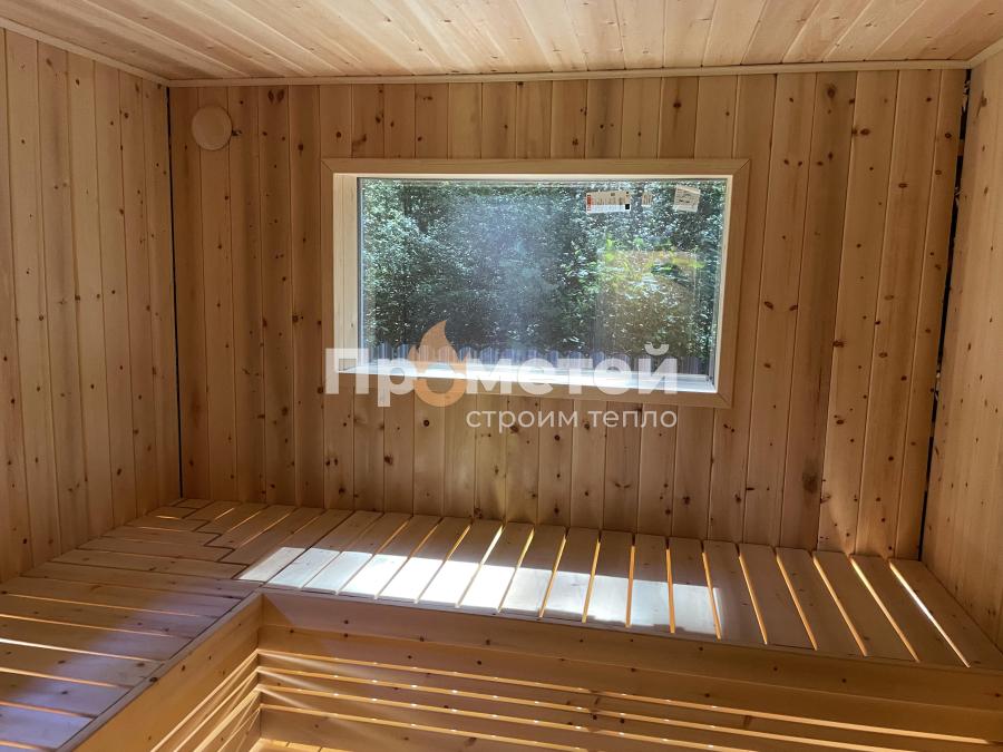 Каркасная баня 5x6 метров