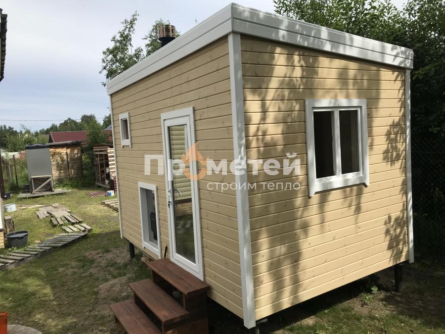 Каркасная баня Дача 2.4х4 метра