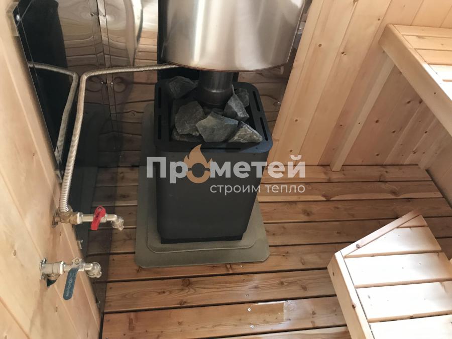 Каркасная баня Дача 2.4х4 метра