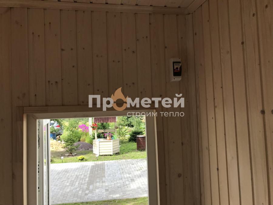 Каркасная баня Дача 2.4х4 метра