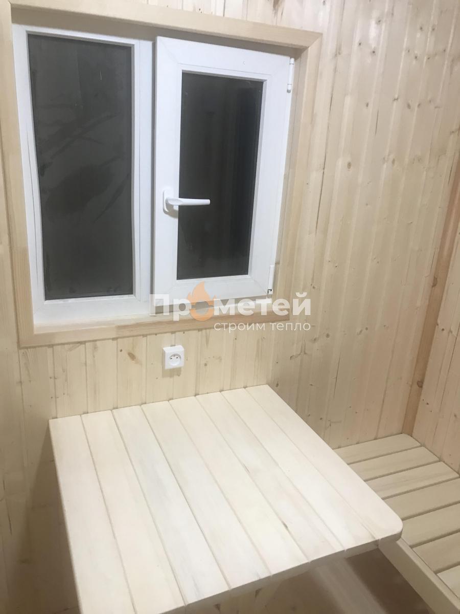 Каркасная баня Дача 2.4x4 метра