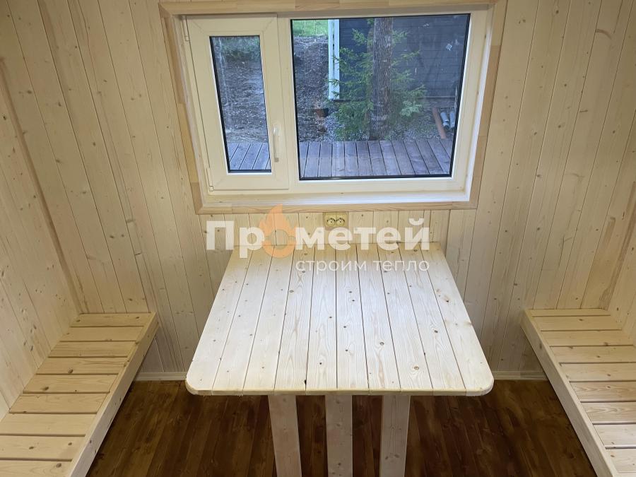 Каркасная баня Норд 3x6 метров