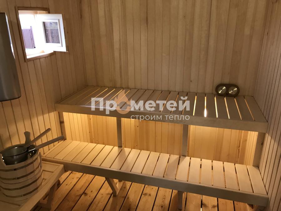 Каркасная баня Сканди 2.4x5 метров