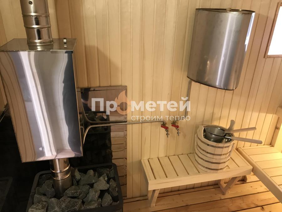 Каркасная баня Сканди 2.4x5 метров