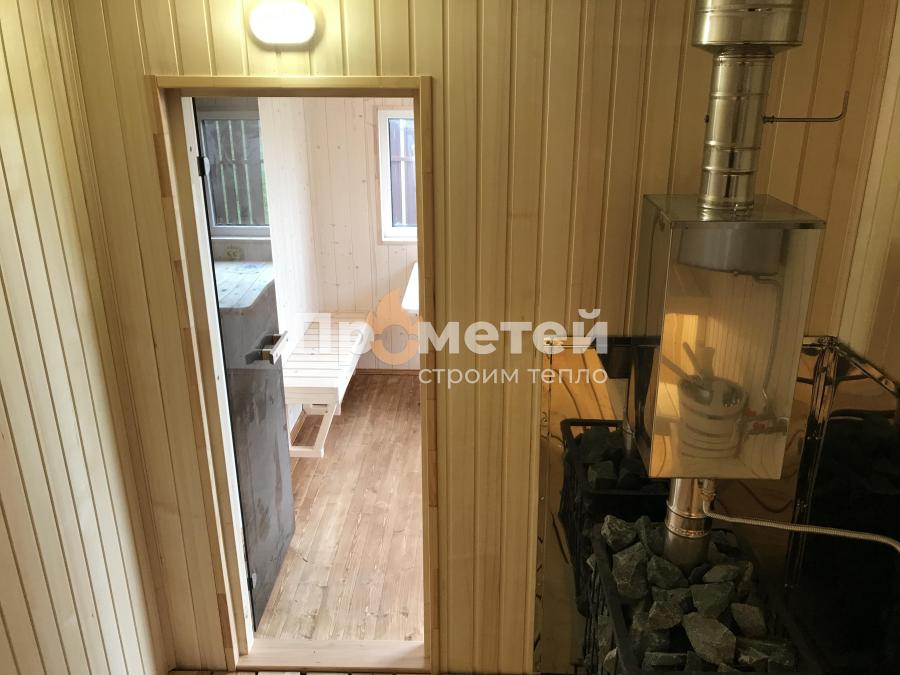 Каркасная баня Сканди 2.4x5 метров