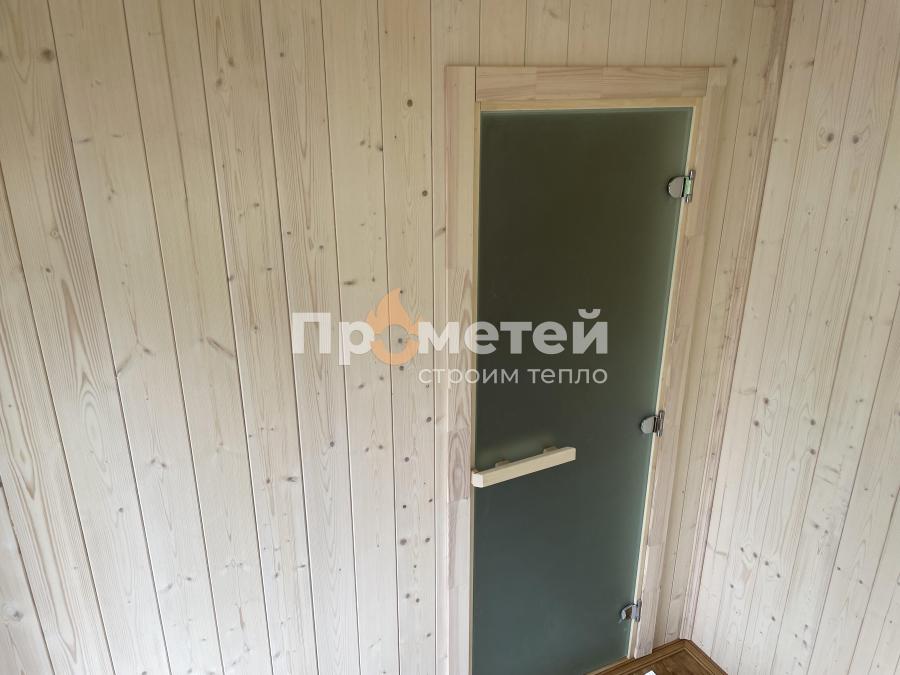 Каркасная баня Норд 2.5x6 метров