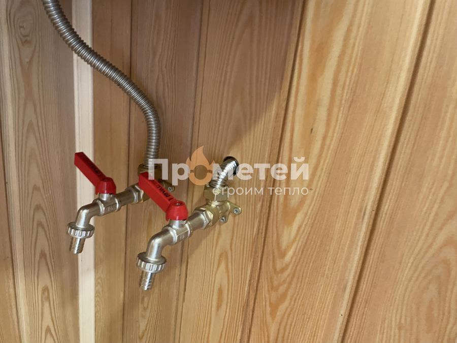 Каркасная баня Норд 2.5x6 метров