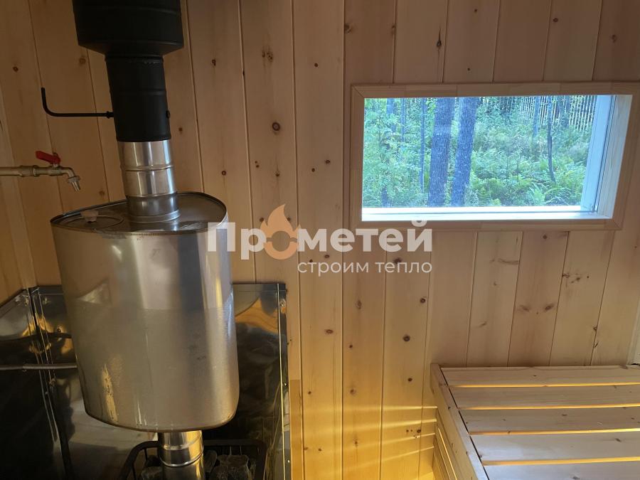 Каркасная баня Норд 3x6 метров