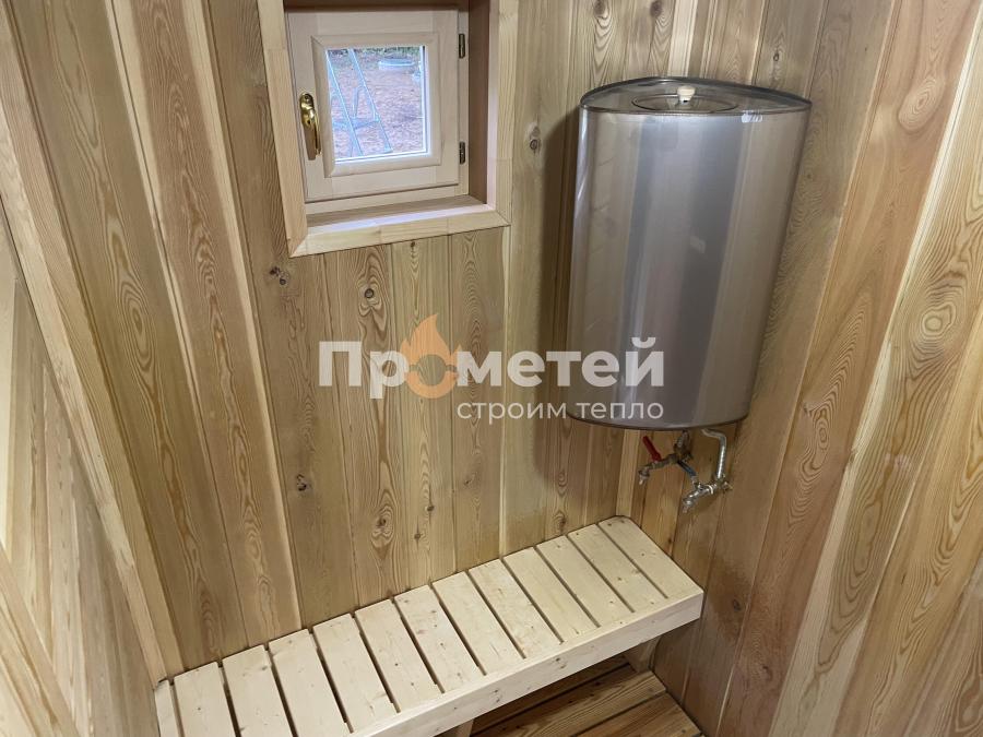 Каркасная баня Норд 2.5x6 метров