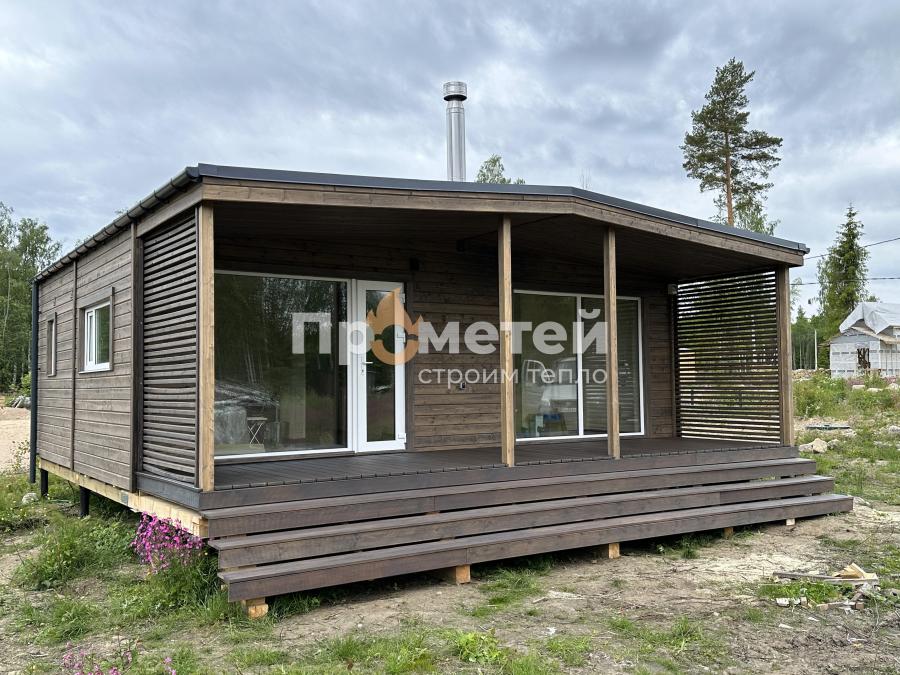 Реализованный проект Модульный дом 8x6