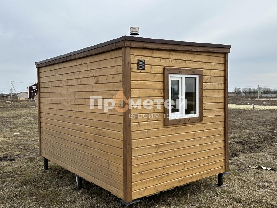 Каркасная баня Дача 2.4x4 метра