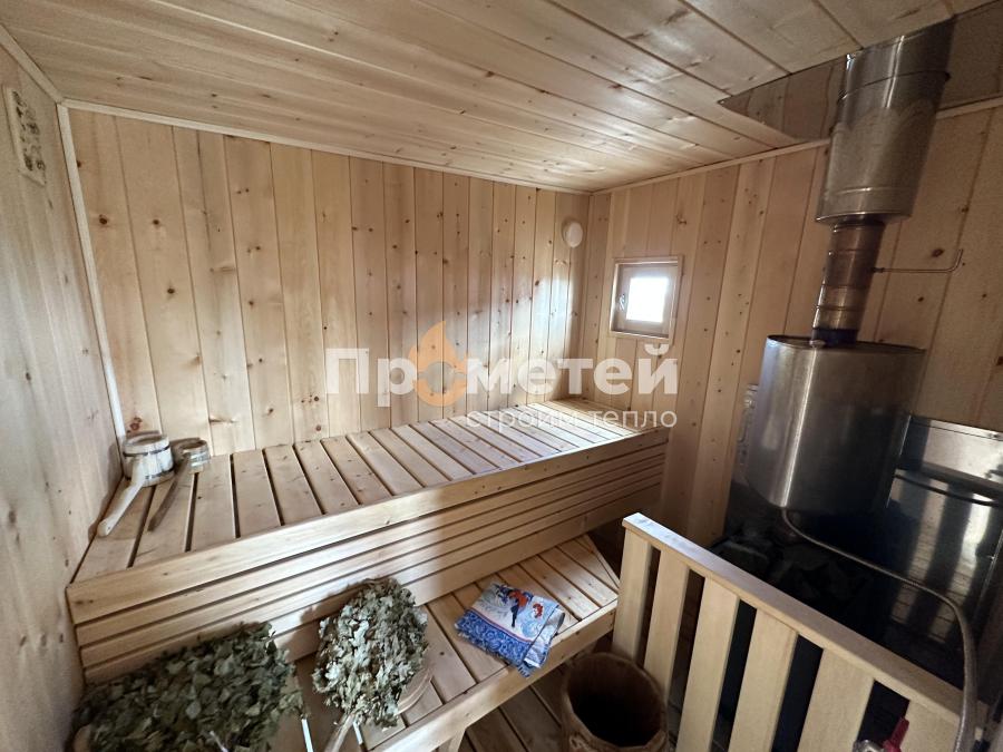 Каркасная баня Дача 2.4x4 метра