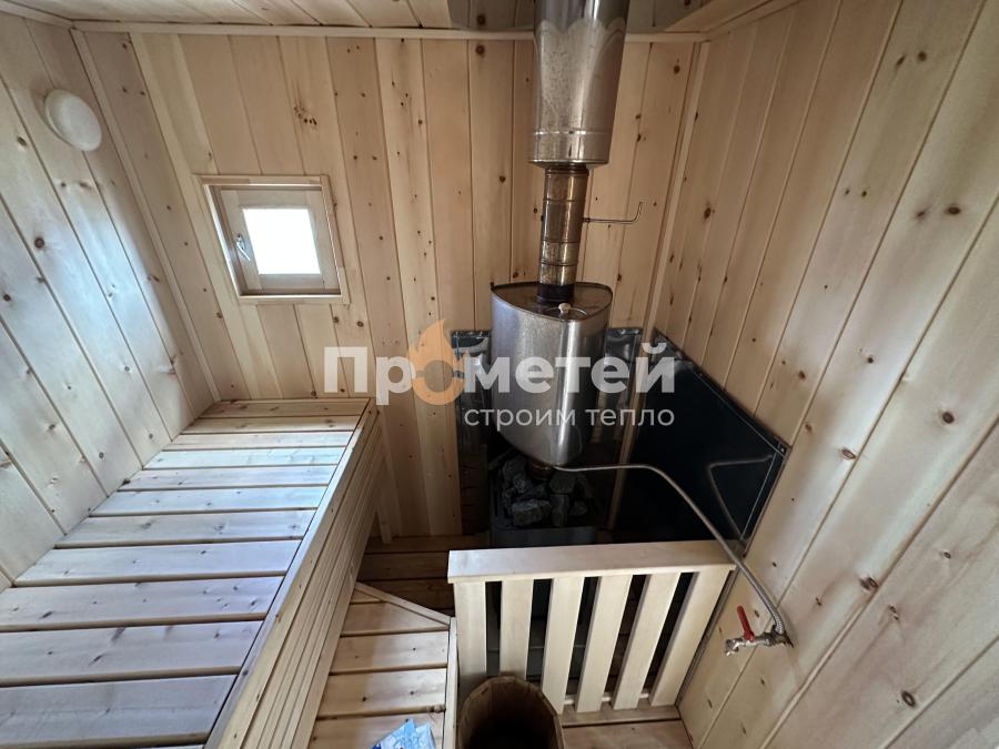 Каркасная баня Дача 2.4x4 метра