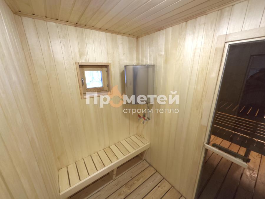 Каркасная баня Норд 2.5x6 метров