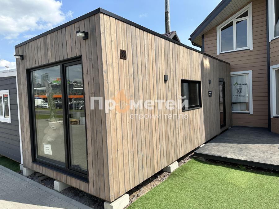 Реализованный проект Модульный дом 3.2x8 метров