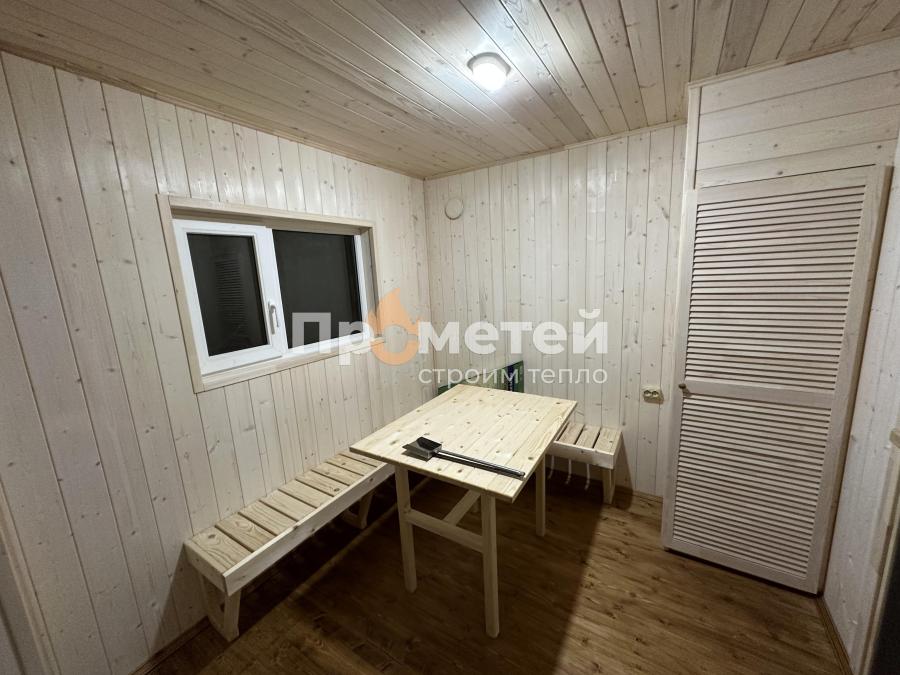 Каркасная баня Норд 2.8x7 метров