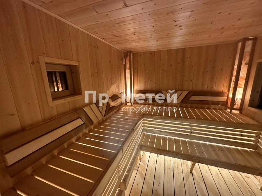 Каркасная баня Норд 2.8x7 метров