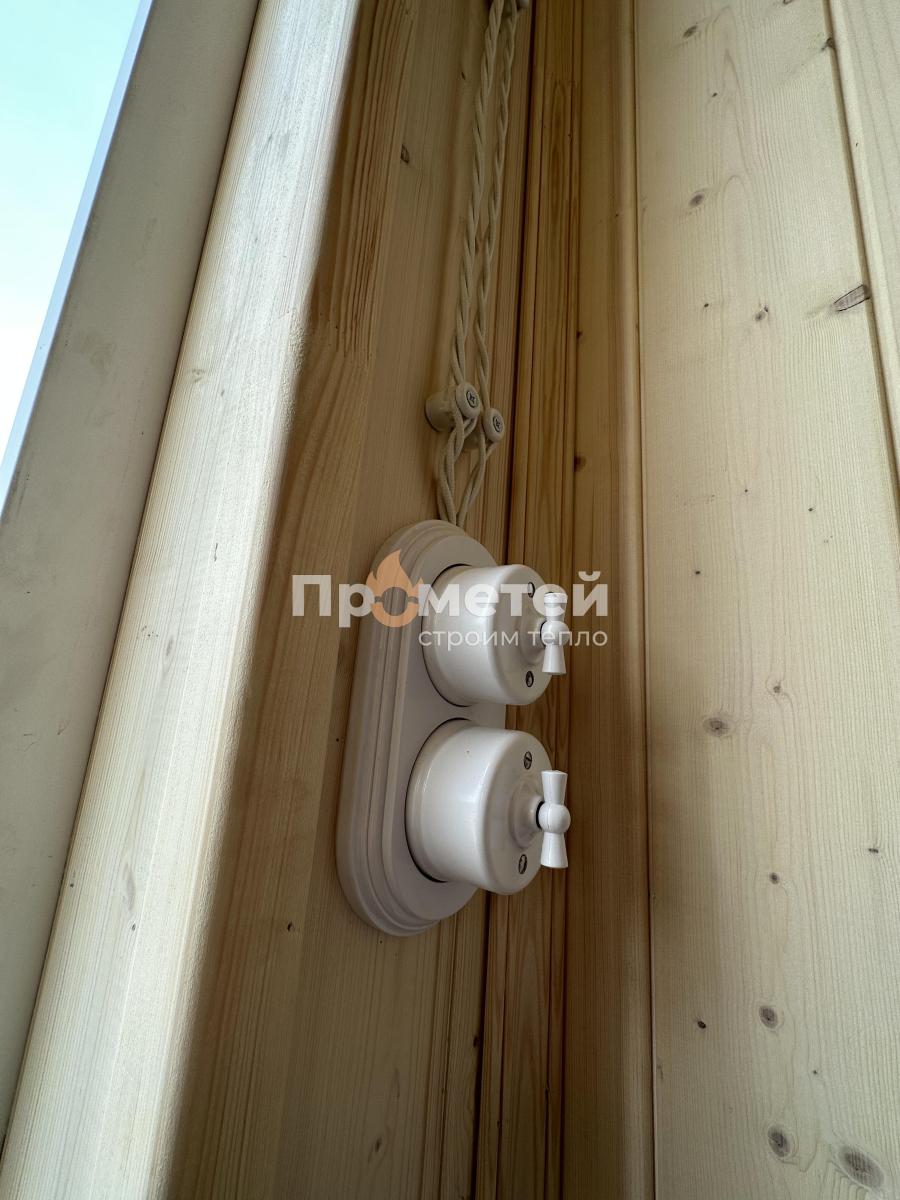 Каркасная баня Норд 2.5x6 метров