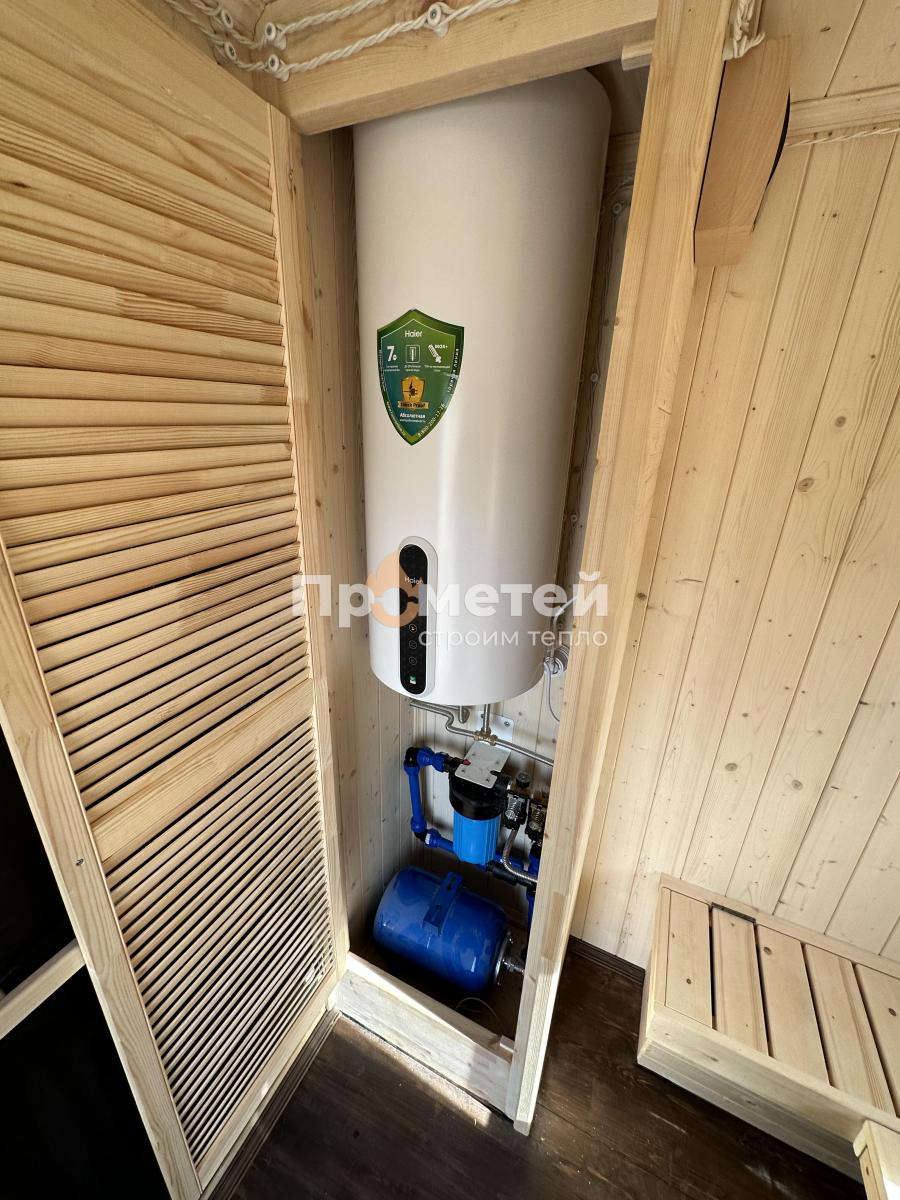 Каркасная баня Норд 2.5x6 метров